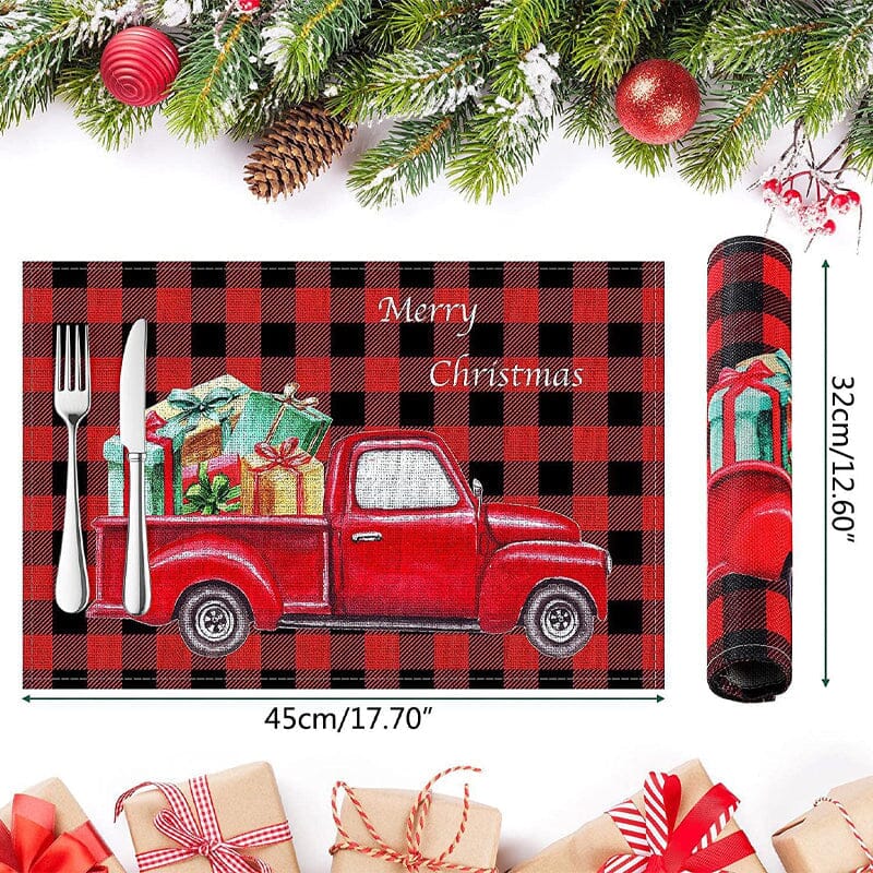 Christmas Plaid Placemat