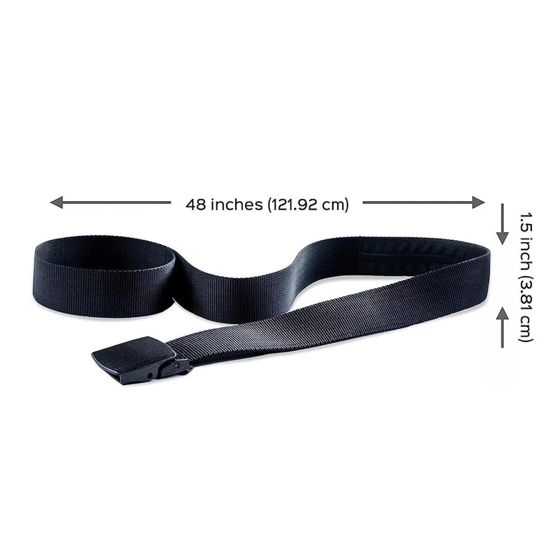 Anti Theft Belt With Hidden Money Pouch