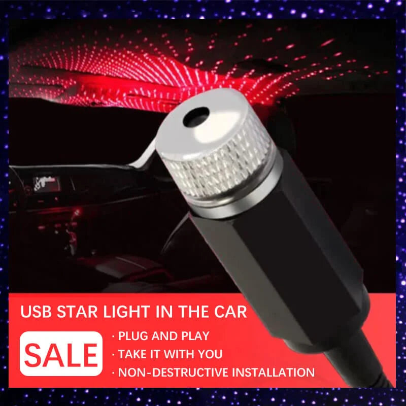 (🔥2024 Hot Sale🔥49% OFF) - USB LIGHT CAR STAR PROJECTOR✨✨