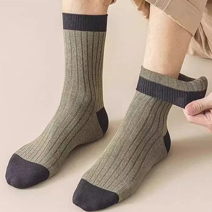 Colorblock Thermal Mid-Calf Socks