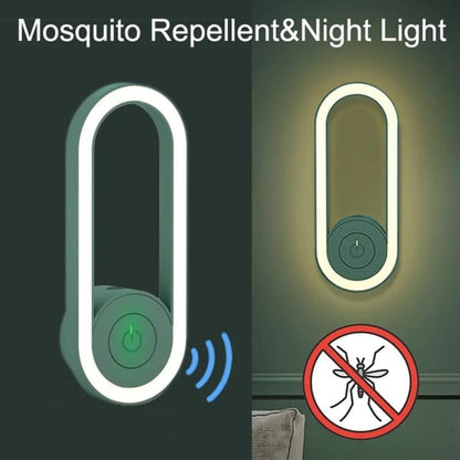 2023 Latest Frequency Conversion Ultrasonic Mosquito Killer with LED Sleeping Light