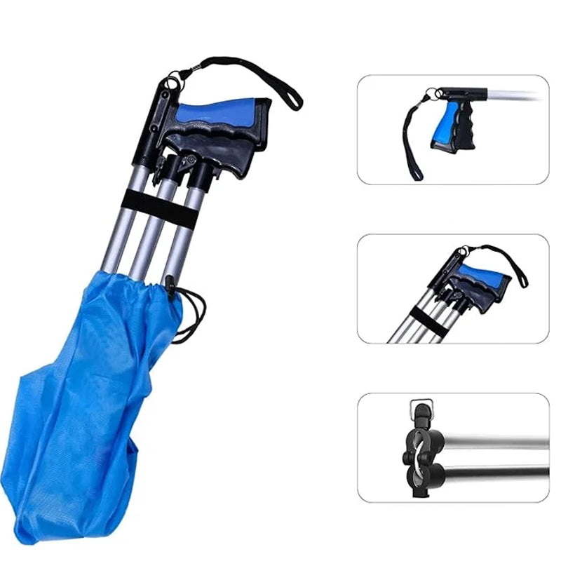 360° Swivel Clip Foldable Grabber