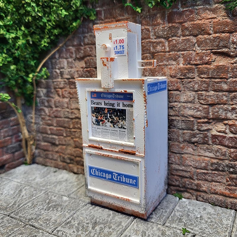 American Memory-Retro Mini Phone Booth(1:12 scale)