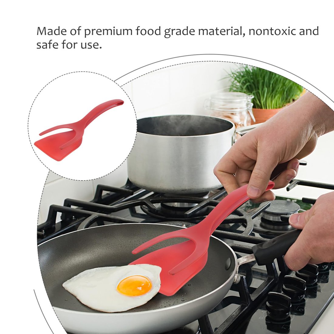 2-In-1 Spatula & Tongs