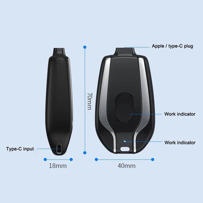 1500mAh Mini Power Emergency Pod（Rechargeable)