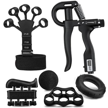 5-120kg Adjustable Heavy Hand Grip Strengthener Set