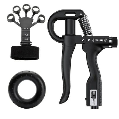 5-120kg Adjustable Heavy Hand Grip Strengthener Set