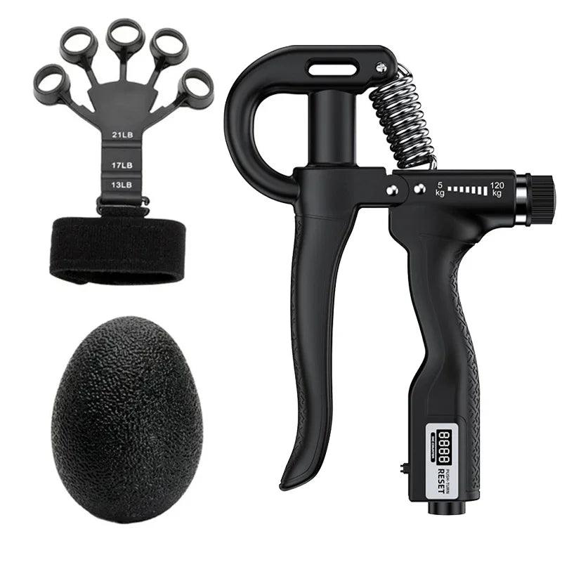 5-120kg Adjustable Heavy Hand Grip Strengthener Set