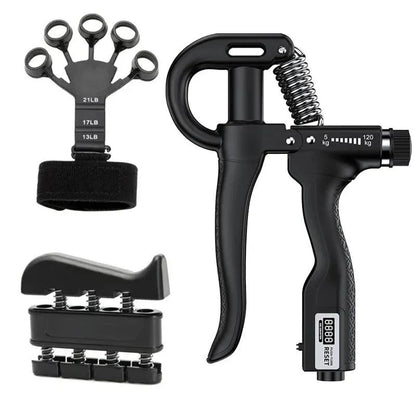 5-120kg Adjustable Heavy Hand Grip Strengthener Set