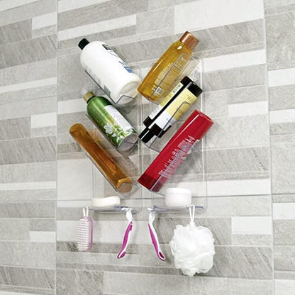 Bathroom Organizer Shower Caddy - No Drilling