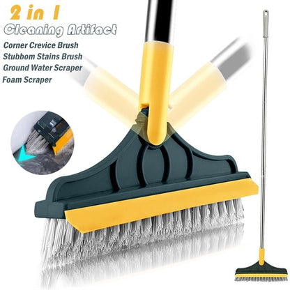 2 In 1 Scrub Cleaning Brush with Soft Scraper