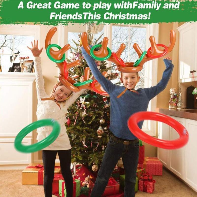 🎄Christmas Reindeer Antler Ring Tossing Game🎄