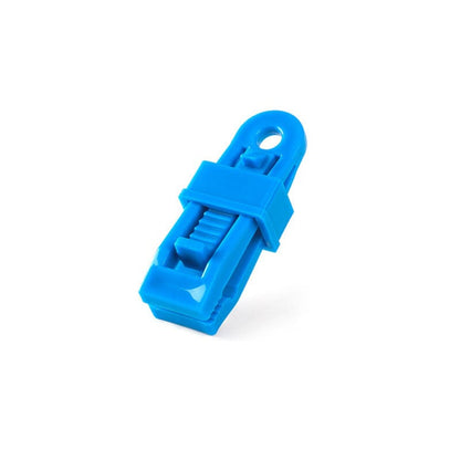 Adjustable robust locking handle clip