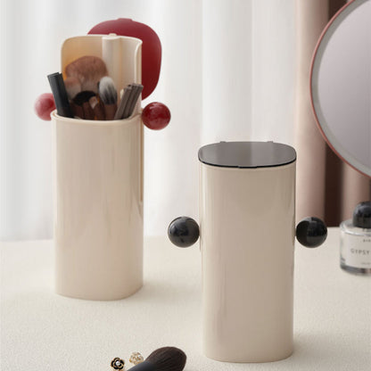 Automatic Lifting Dustproof Makeup Brush Storage Tube