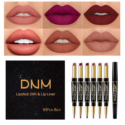 2-in-1 Waterproof Lipstick Lip Liner