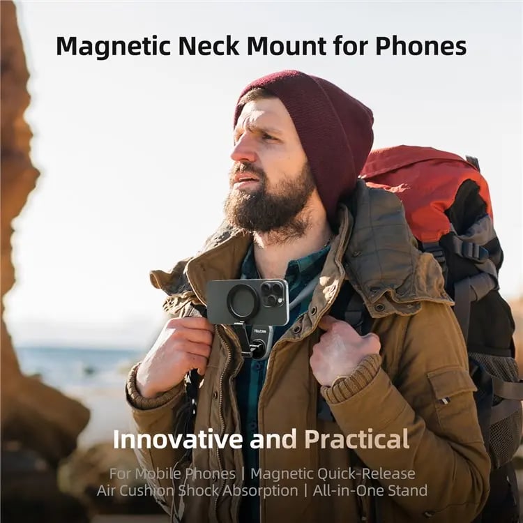 🎁Hot Sale 49% OFF⏳Magnetic Neck Mount for Phones📸