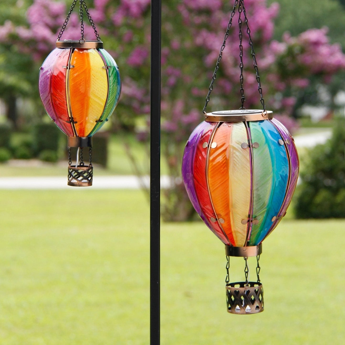 🔥Hot Sale Promotion 49% OFF - Solar Hot Air Balloon With simulated flame effect