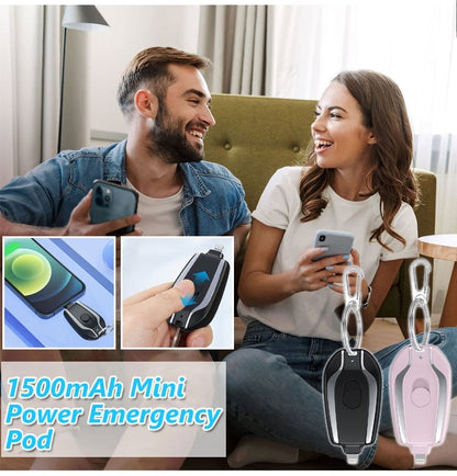 1500mAh Mini Power Emergency Pod（Rechargeable)