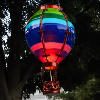 🔥Hot Sale Promotion 49% OFF - Solar Hot Air Balloon With simulated flame effect