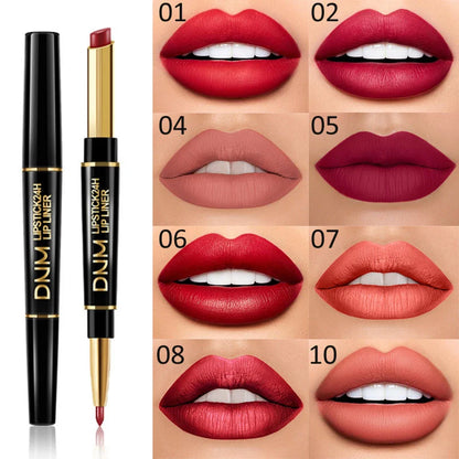 2-in-1 Waterproof Lipstick Lip Liner