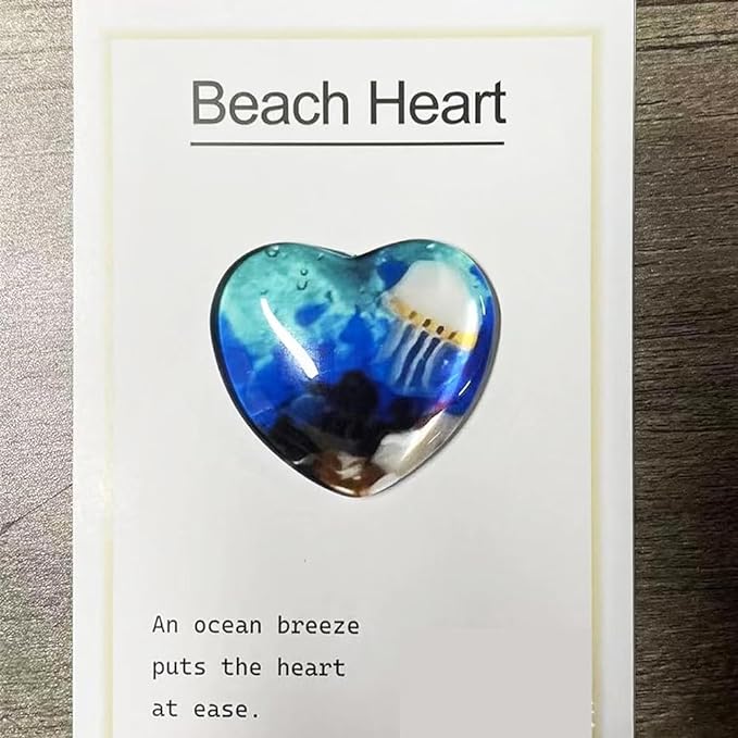 🎁Acrylic Beach Pocket Heart