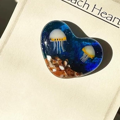 🎁Acrylic Beach Pocket Heart