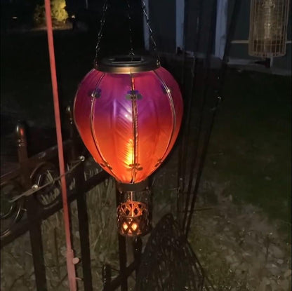 🔥Hot Sale Promotion 49% OFF - Solar Hot Air Balloon With simulated flame effect