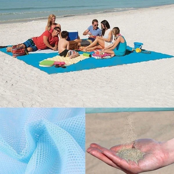 🏆LAST DAY 49% OFF🤽‍♂️Sandproof Beach Blanket Lightweight👨‍👩‍👧‍👦