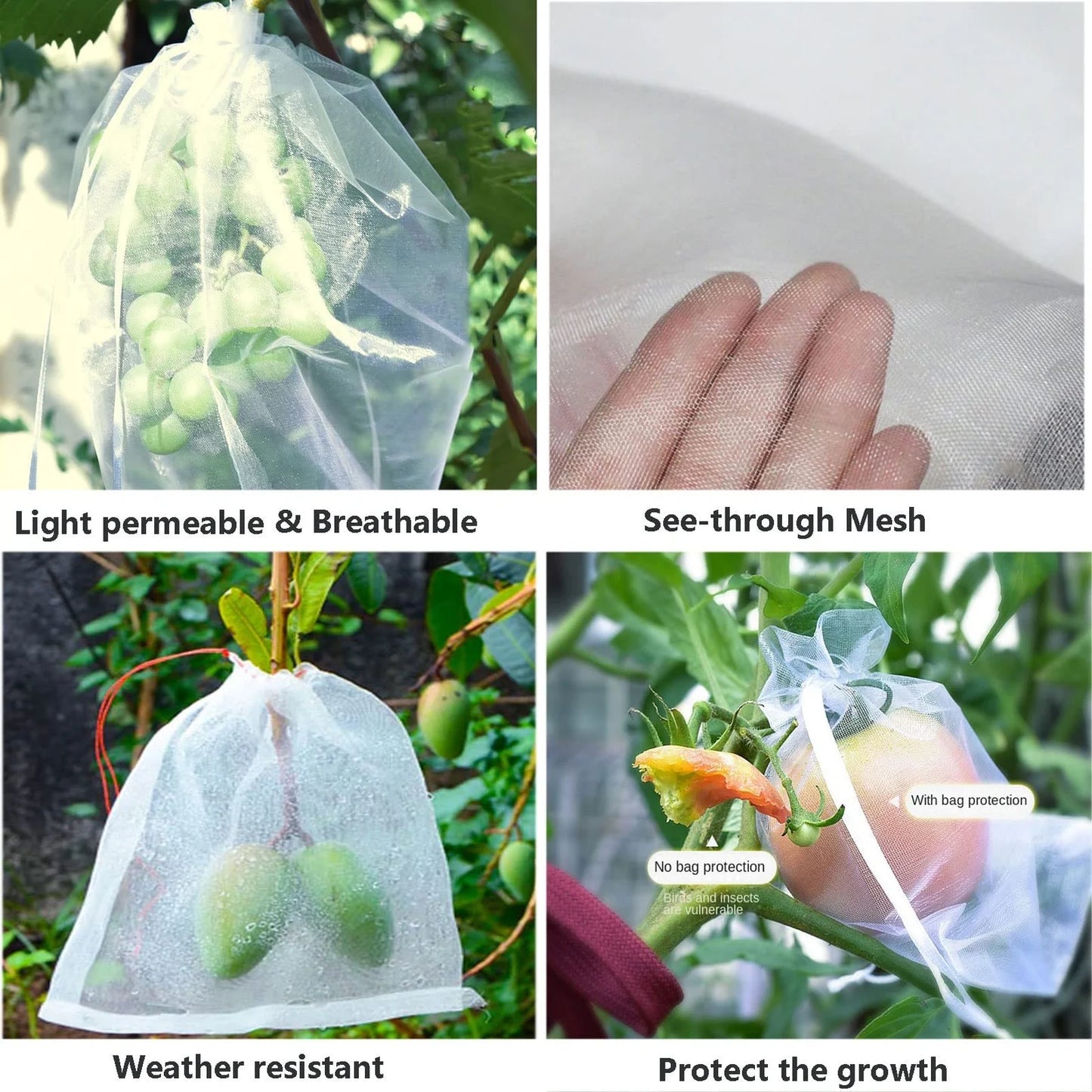 🔥Hot Sale 49% OFF🔥Fruit Vegetable Insect Proof Mesh Bag