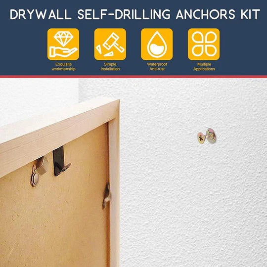 (🎅Super Hot Sale - 🔥Save 49%) Self-Drilling Anchor Screws