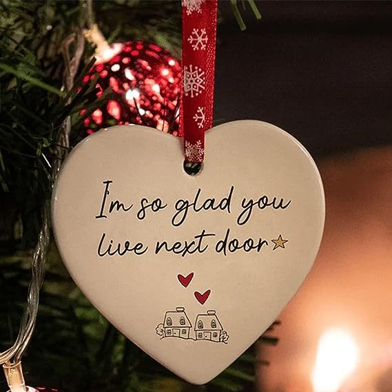 Christmas Heart Hanging Ornament🎅