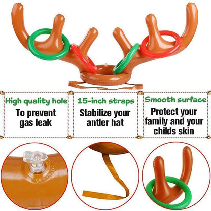 🎄Christmas Reindeer Antler Ring Tossing Game🎄