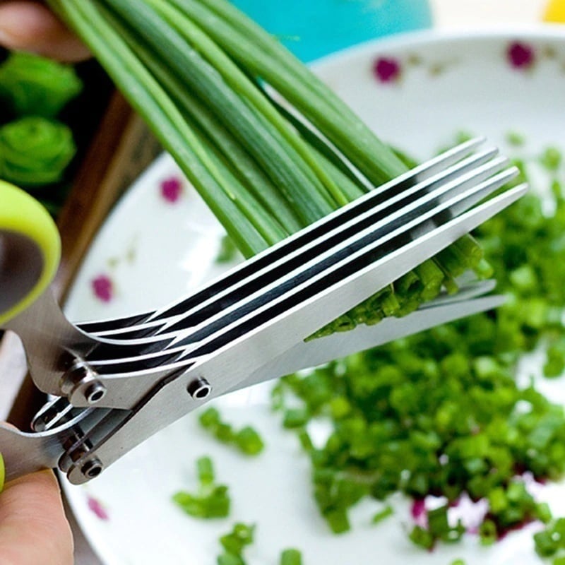 Viphroon 5 Blade Kitchen Salad Scissors