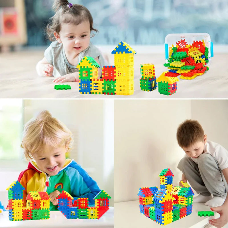 🏠Waffle Interlocking Building Blocks