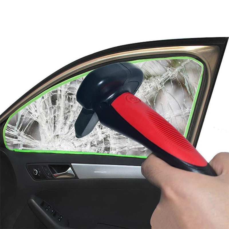 4 in 1 car evacuation hammer and door handle