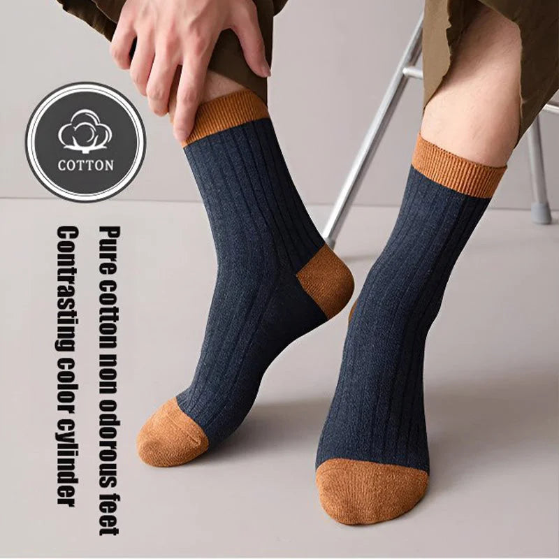 Colorblock Thermal Mid-Calf Socks