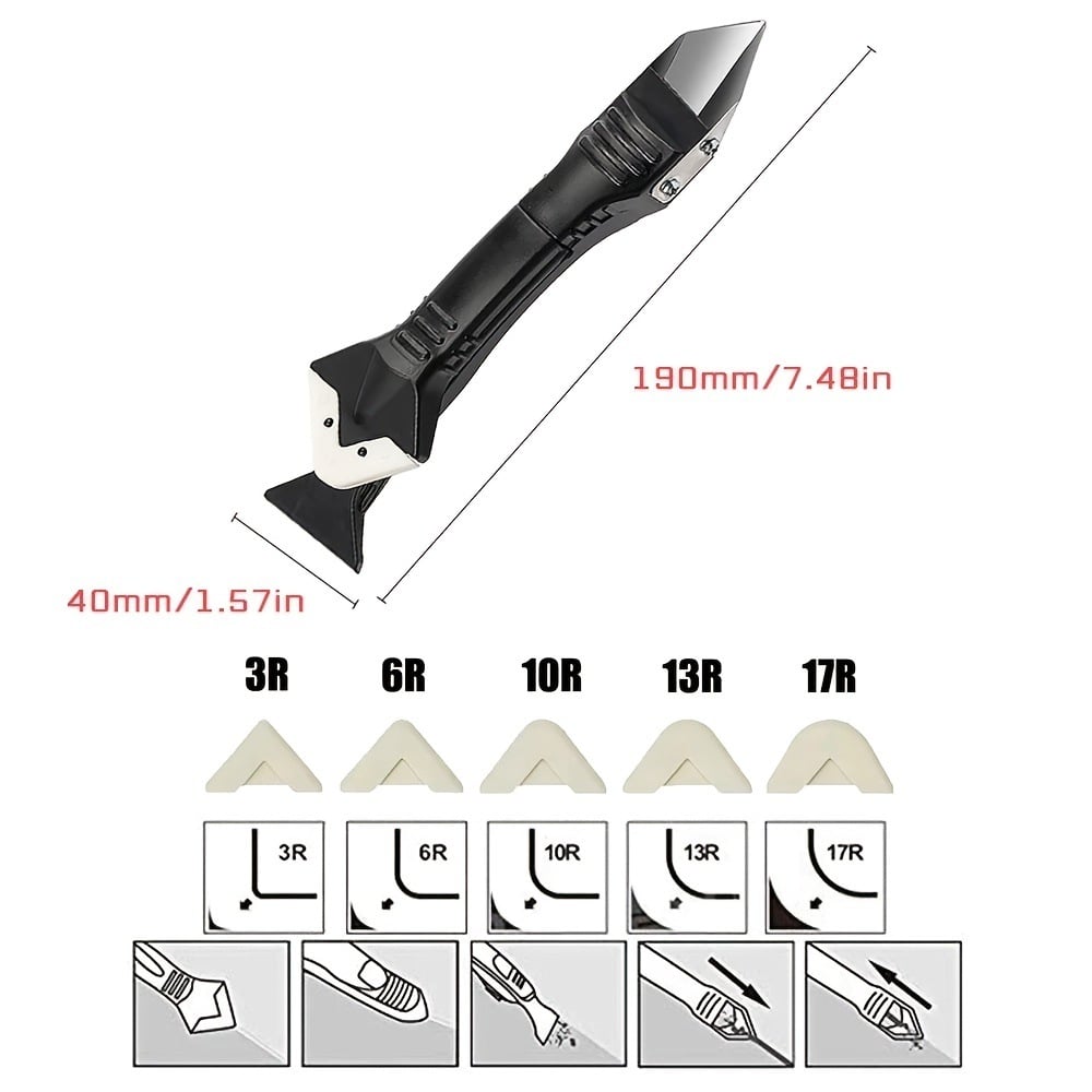 3-in-1 Caulking Multi-Tool (6 PC SET)