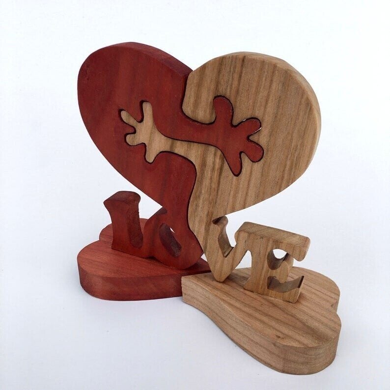 🔥Valentine's Day Sale 49% OFF - 💞Wooden Heart Love