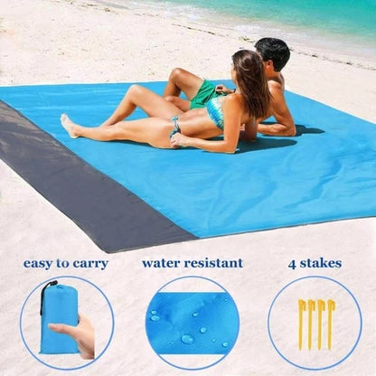 🏆LAST DAY 49% OFF🤽‍♂️Sandproof Beach Blanket Lightweight👨‍👩‍👧‍👦