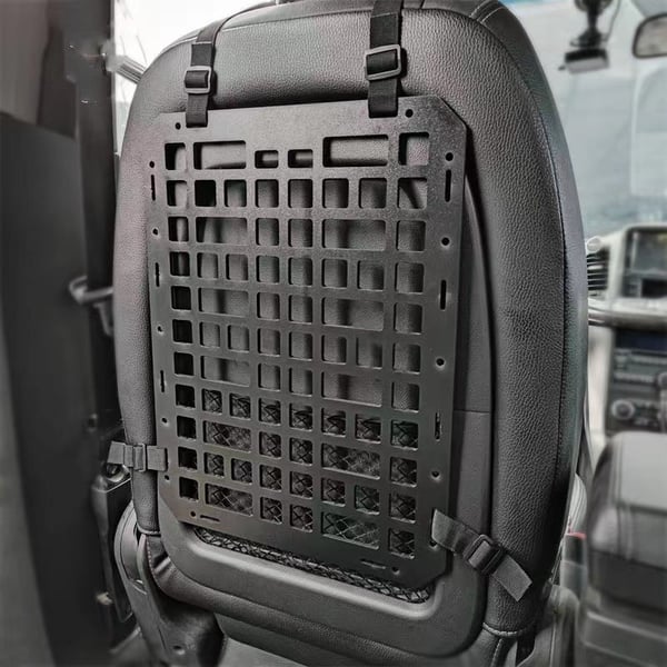 Car Seat Back MOLLE Storage Panel