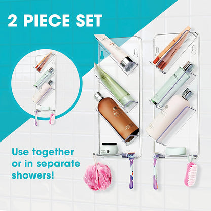 Bathroom Organizer Shower Caddy - No Drilling