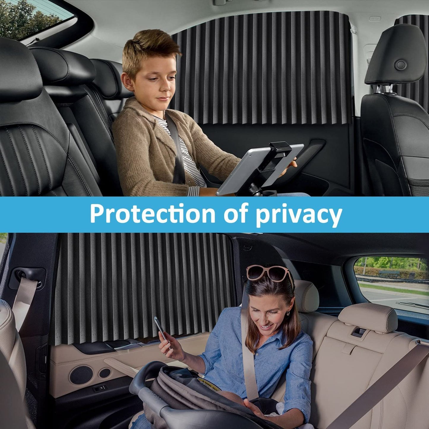 49% OFF🔥Universal Fit Magnetic Car Side Window Privacy Sunshade