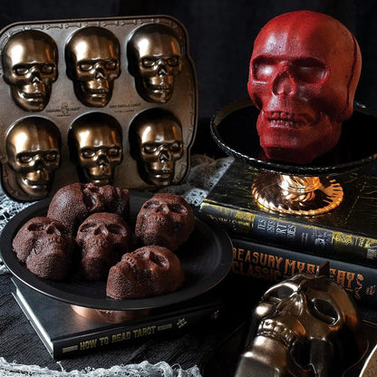 3D SKULL MOLD - ALUMINUM BAKING PAN