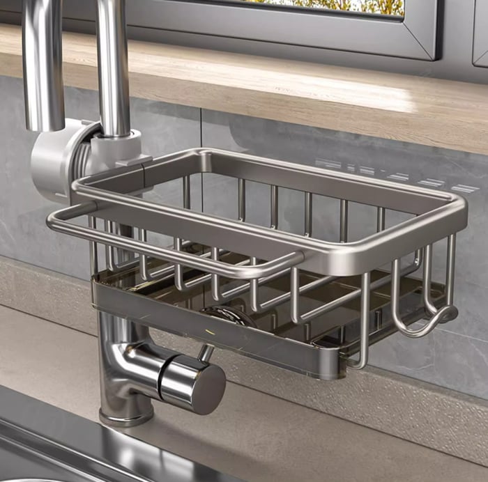 (2024 New Arrival) Kitchen Sink Faucet Organizer