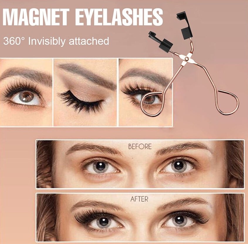 🔥🔥🔥REUSABLE MAGNETIC EYELASH SET