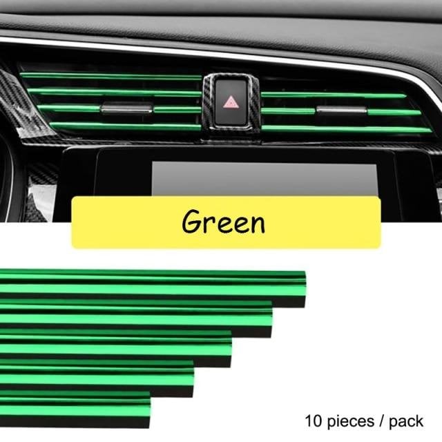 Chrome Styling Moulding Car Air Vent Trim Strip