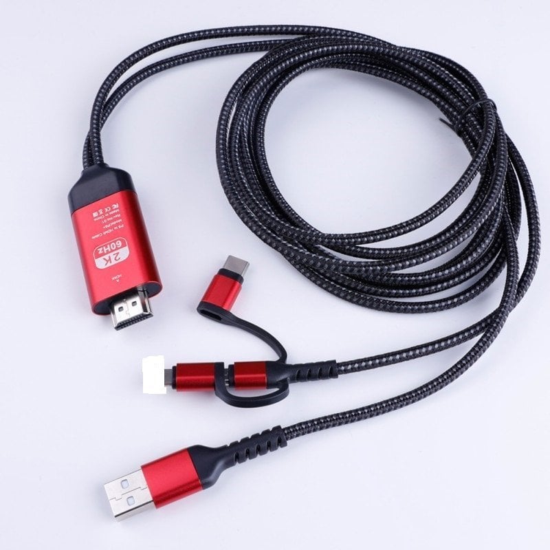 1080P No Lagging HDMI TV Cable 📺📺No network required for screen casting