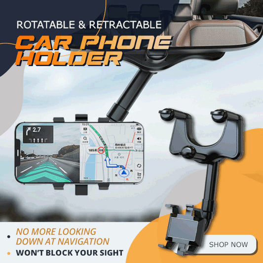 🔥BIGGEST SALE - 49% OFF🔥🔥Rotatable and Retractable Car Phone Holder