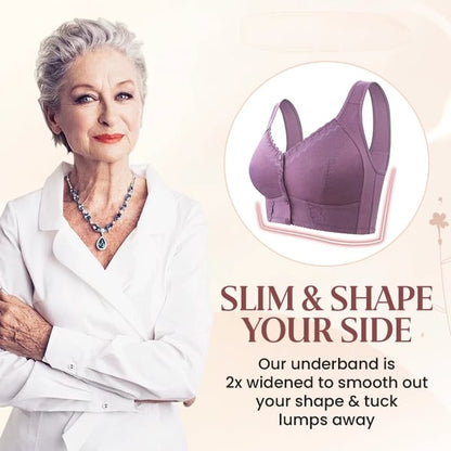 Localityi 2024 New Front Closure Breathable Bra for Seniors