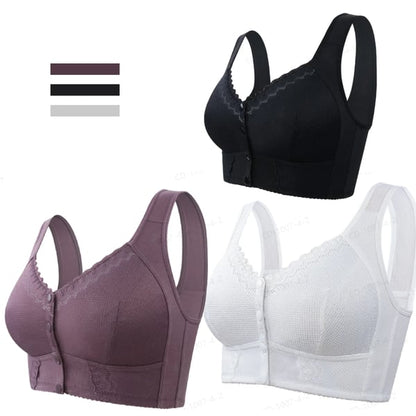 2024 New Front Closure Breathable Bra for Seniors